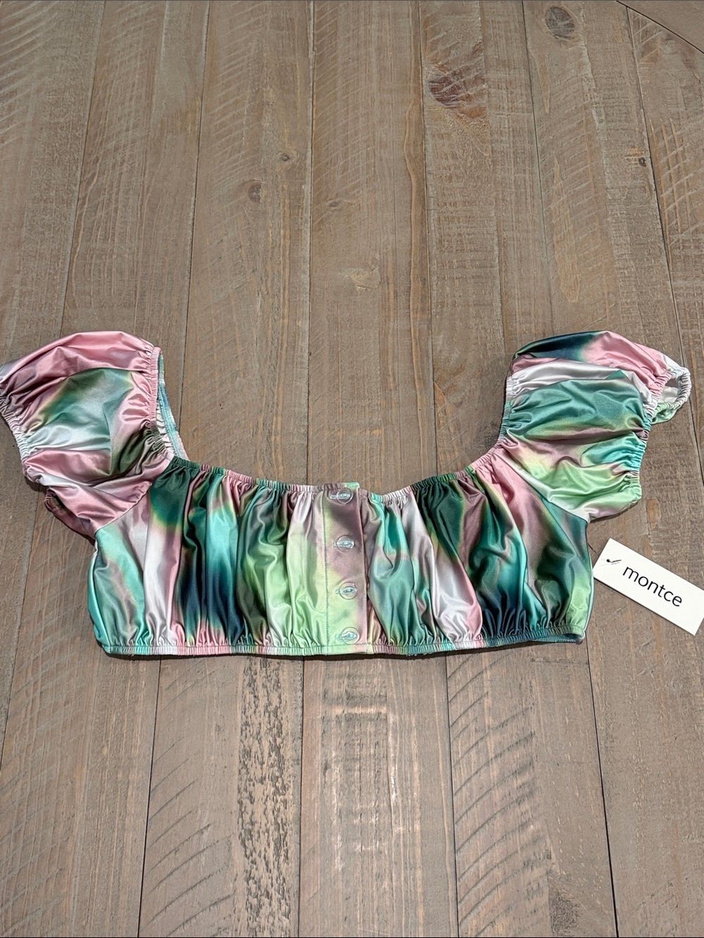 Montce Silk Dye Bikini Top Large
